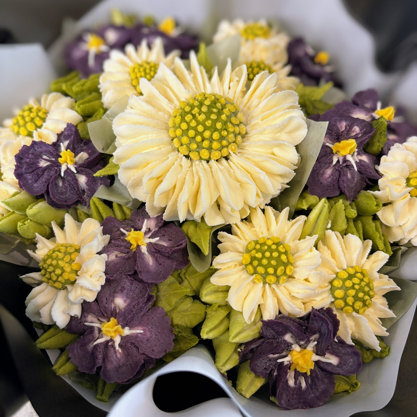 Daisy and Violet Bouquet
